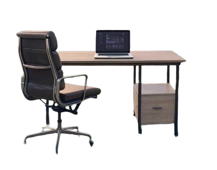 Workspace with laptop
